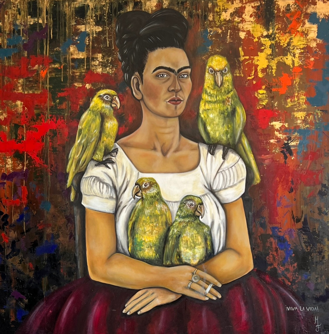 Los loros y Frida Kahlo